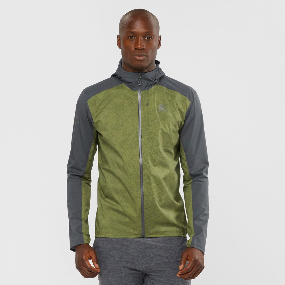 SALOMON BONATTI 2.5L Philippines - Men's Jackets - Olive | 130687-IMH